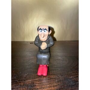 Burger‎ King Smurf Gargamel on Stool Figurine Toy Rare